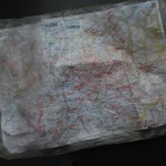 Muddy Scrunched Map
